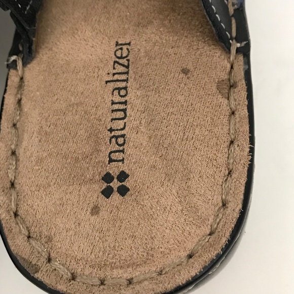 NATURALIZER Leather Sandals Calon Thong Sandals Women’s Size 10 WIDE - Picture 13 of 16